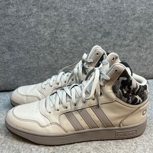 Adidas Hoops 20 Mid Top Sneakers Mens Casual Fashion Gray Black Camo Shoes 12